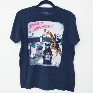 2/$25 Riot Society Party Animals T-Shirt Medium